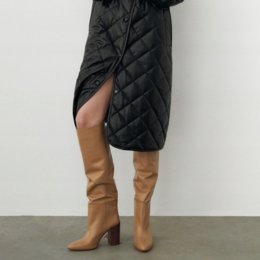NWT Zara Leather Boots